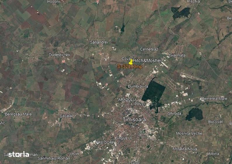 Teren intravilan 32.800 mp Dumbravita-Covaci | hale / investitie - 2