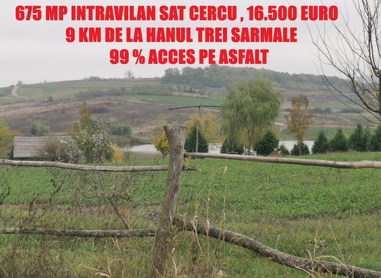 Teren Construcții intravilan de 675 mp, în Bucium