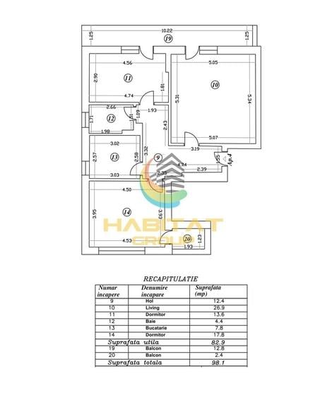 Apartament cu 3 camere decomandat în Berceni
