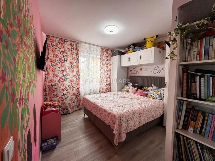 Apartament cu 3 camere semidecomandat, mobilat în Est