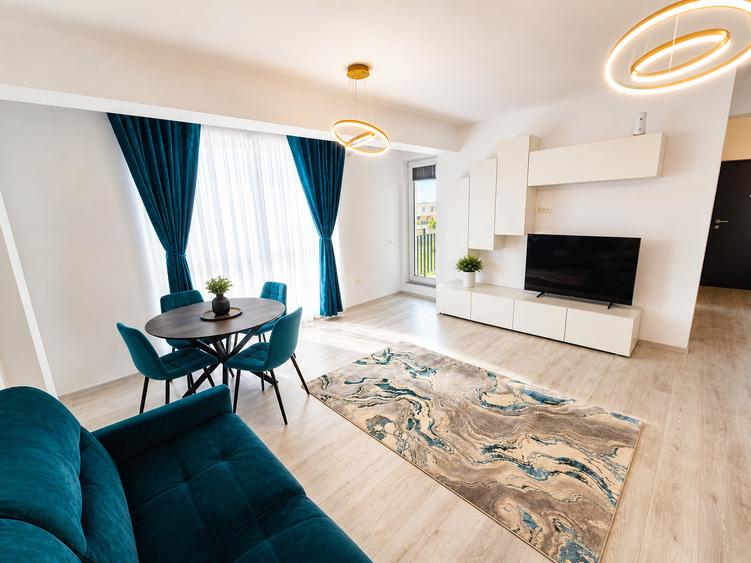 Apartament cu 2 camere, mobilat în Tunari