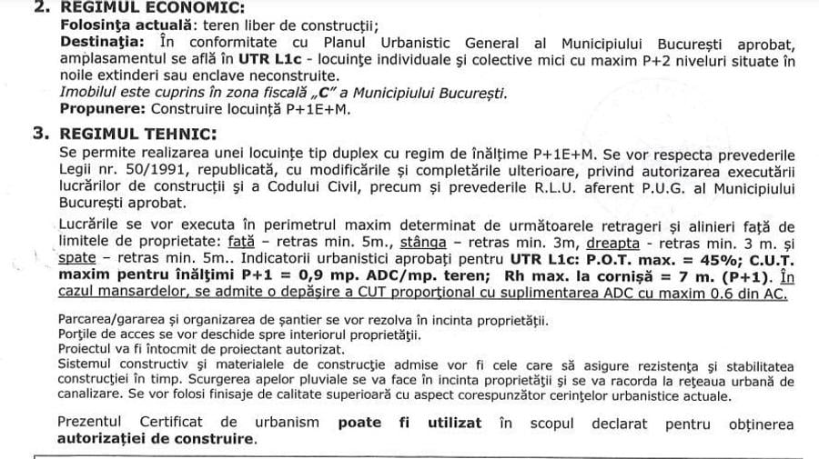 Teren Construcții intravilan de 375 mp, în Theodor Pallady