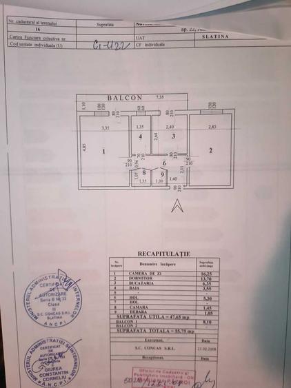 Apartament cu 2 camere decomandat în Central
