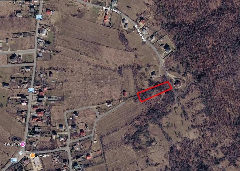 Teren de 3000 mp, în Exterior Vest