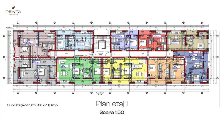 Apartament cu 2 camere în Central