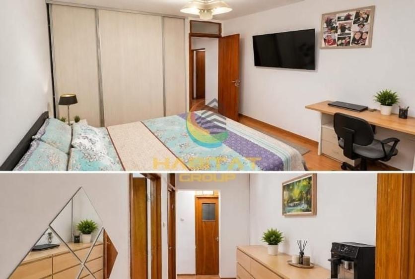 Apartament cu 3 camere semidecomandat în Giurgiului