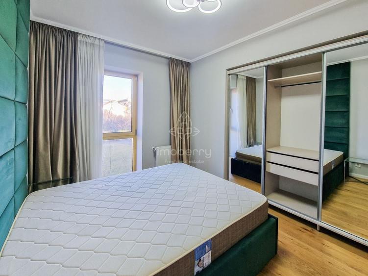 Apartament cu 2 camere semidecomandat, mobilat în Aviației