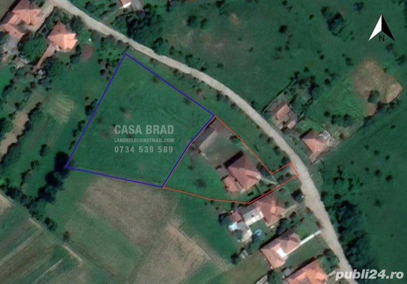 Casă cu 5 camere cu Teren 1373 Mp în Brad