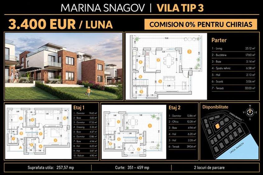 Casă individuală cu 4 camere cu Piscina în Snagov