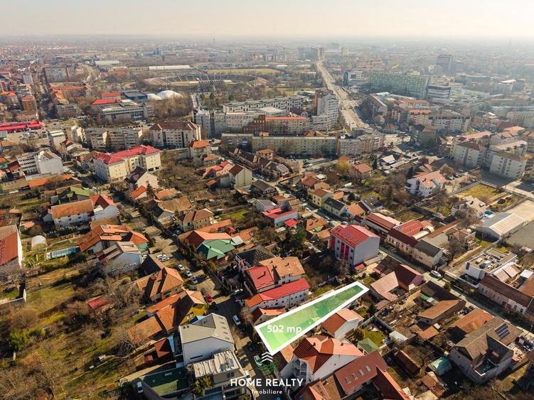Teren Construcții intravilan de 502 mp, în Elisabetin
