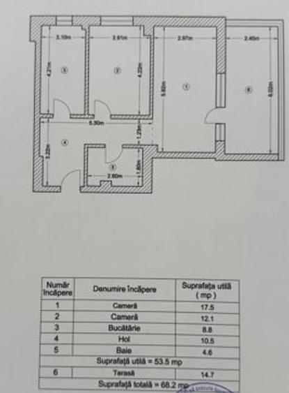 Apartament cu 2 camere decomandat, mobilat în Ferdinand