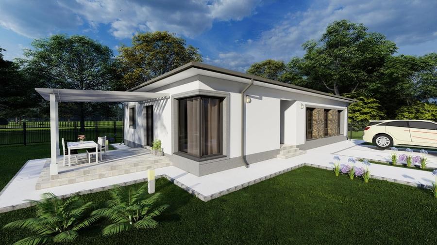 Casă individuală cu 5 camere cu Teren 866 Mp în Corbeanca