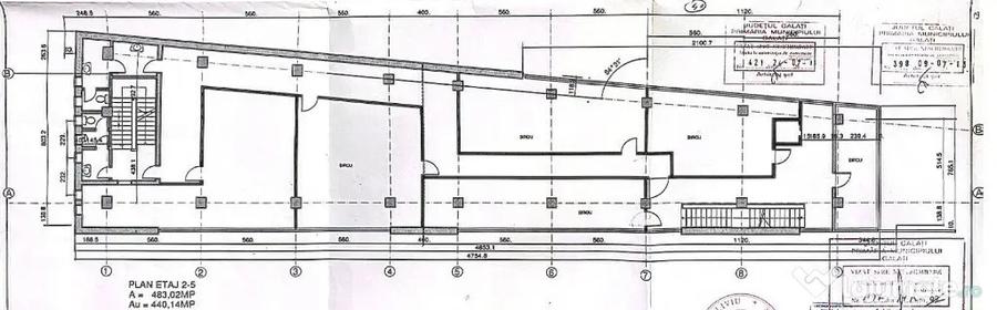 Spațiu comercial, de 2,742 mp, în Central