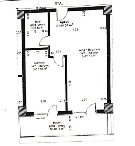 Apartament cu 2 camere decomandat în Șelimbăr