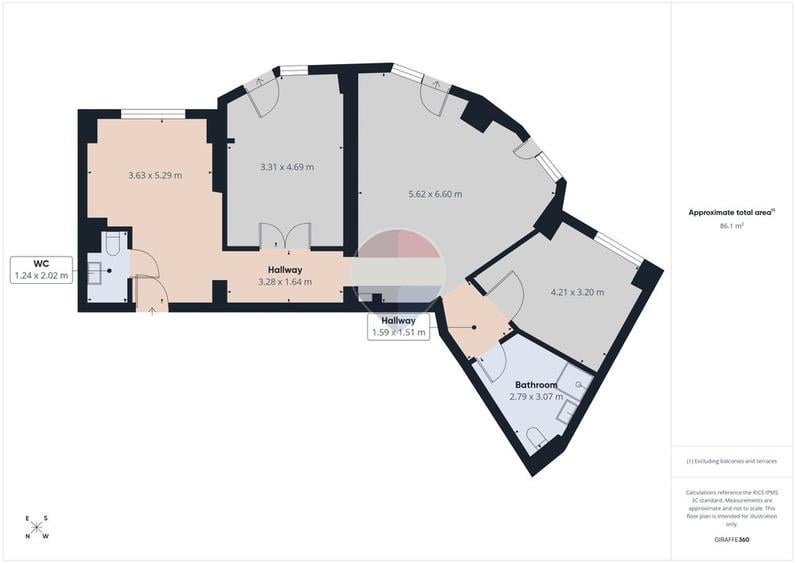Apartament cu 3 camere decomandat în Alba Iulia