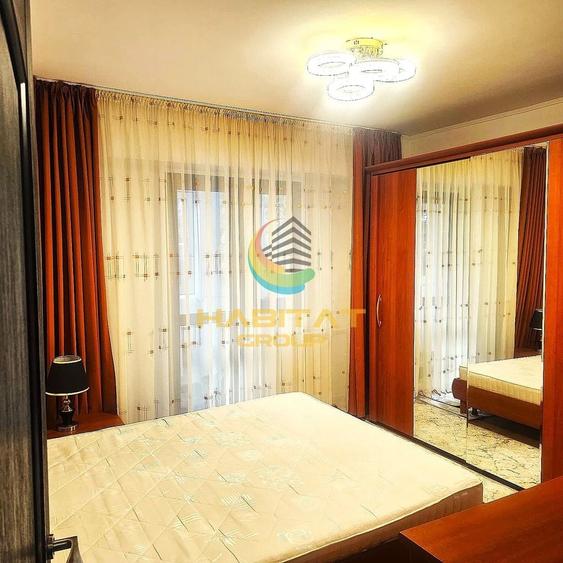 Apartament cu 2 camere semidecomandat, mobilat în Decebal