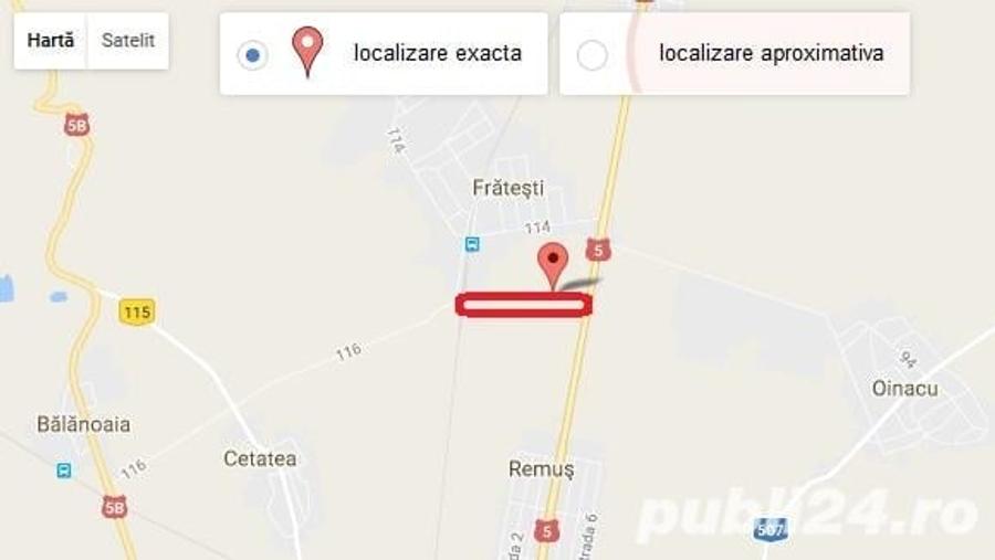 Teren de 5000 mp, în Central
