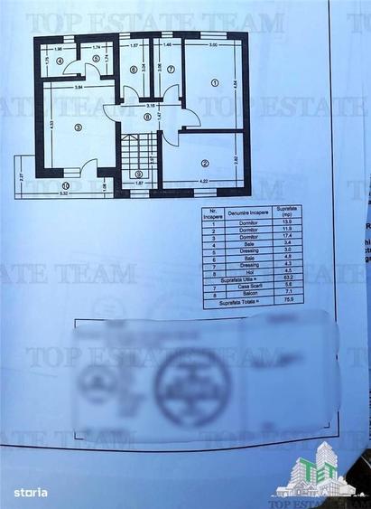 Casă cu 4 camere în Dârvari