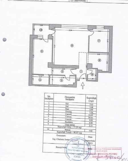 Apartament cu 3 camere în Iancu Nicolae