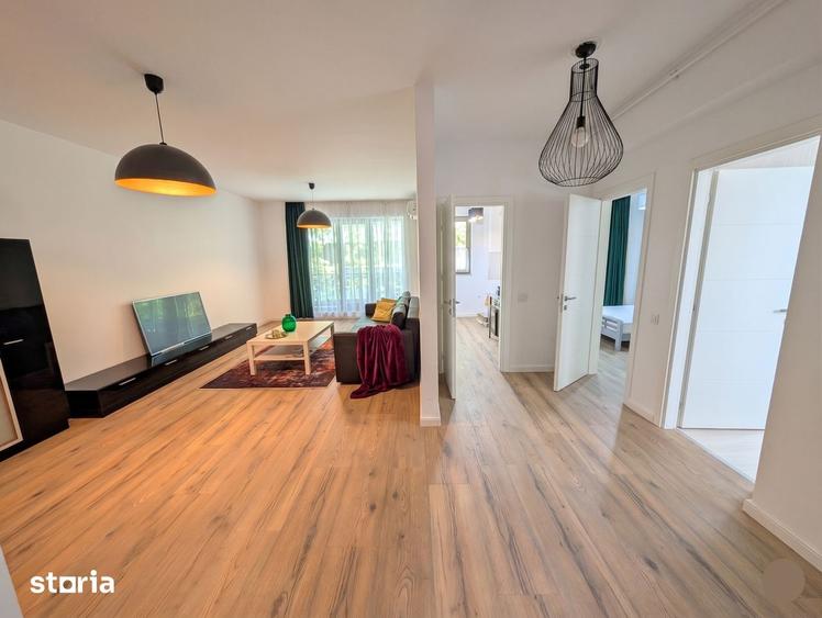 Apartament cu 2 camere, mobilat în Băneasa
