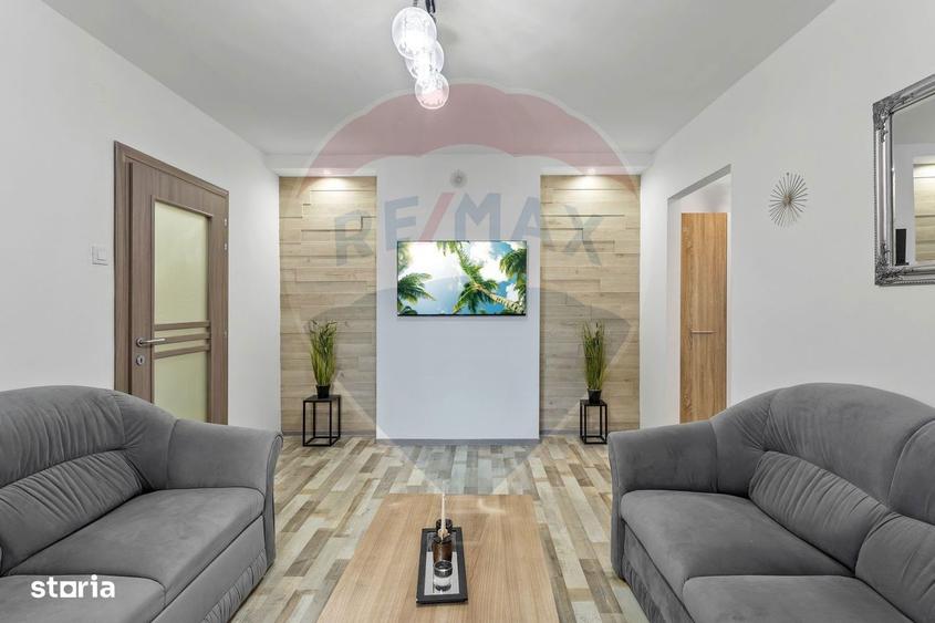 Apartament cu 2 camere semidecomandat, mobilat în Central