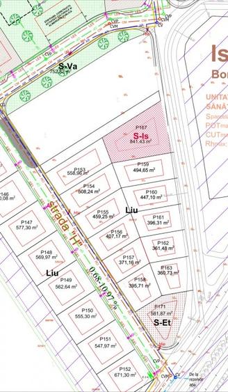 Teren Construcții intravilan de 360 mp, în Borhanci