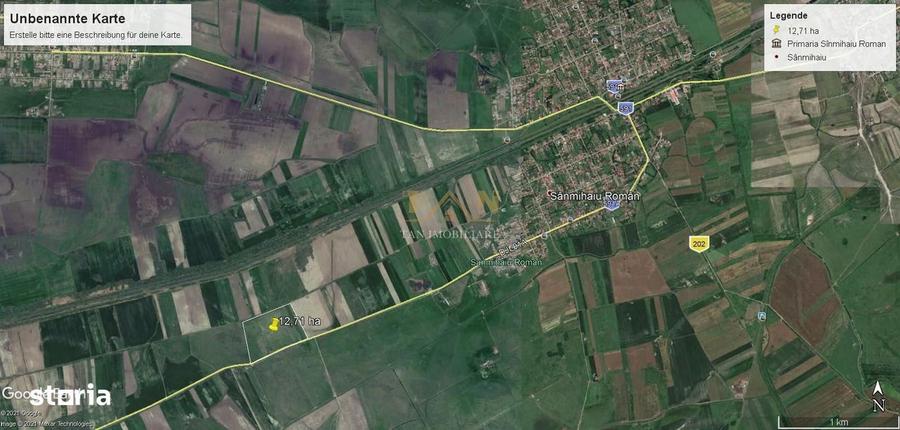 Teren de 127000 mp, în Sânmihaiu Român