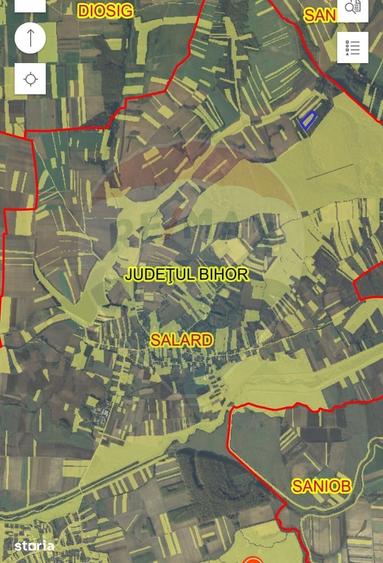 Teren de 15618 mp, în Sălard