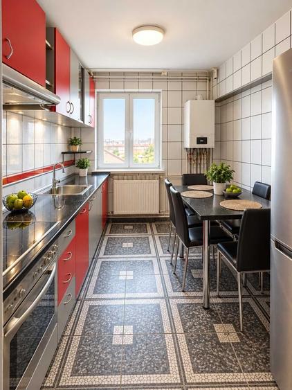 Apartament cu 3 camere decomandat în Central