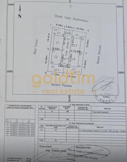 Duplex cu 4 camere cu Canalizare în Tunari