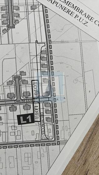 Teren Construcții intravilan de 850 mp, în Stupini