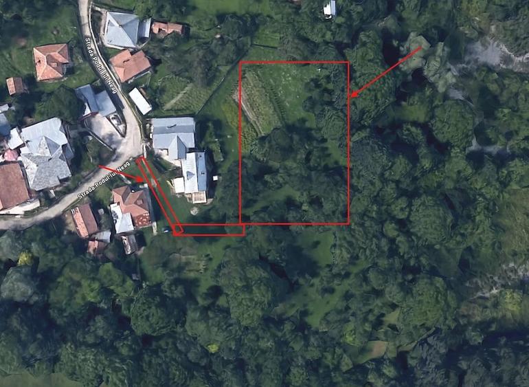 Teren de 1600 mp, în Podul lui Neag