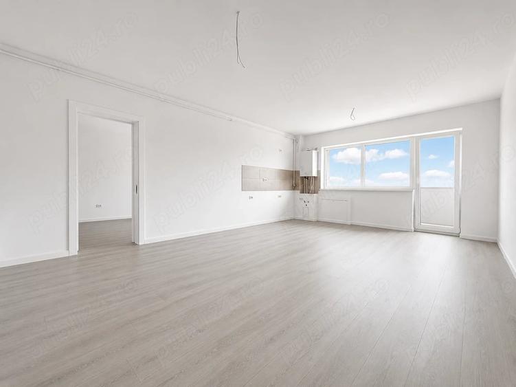 Apartament cu 2 camere semidecomandat în Sânpetru