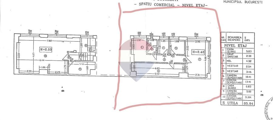Spațiu comercial, de 145 mp, în Gara de Nord