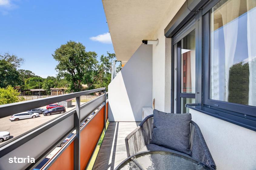 Apartament cu 2 camere, mobilat în Tractorul