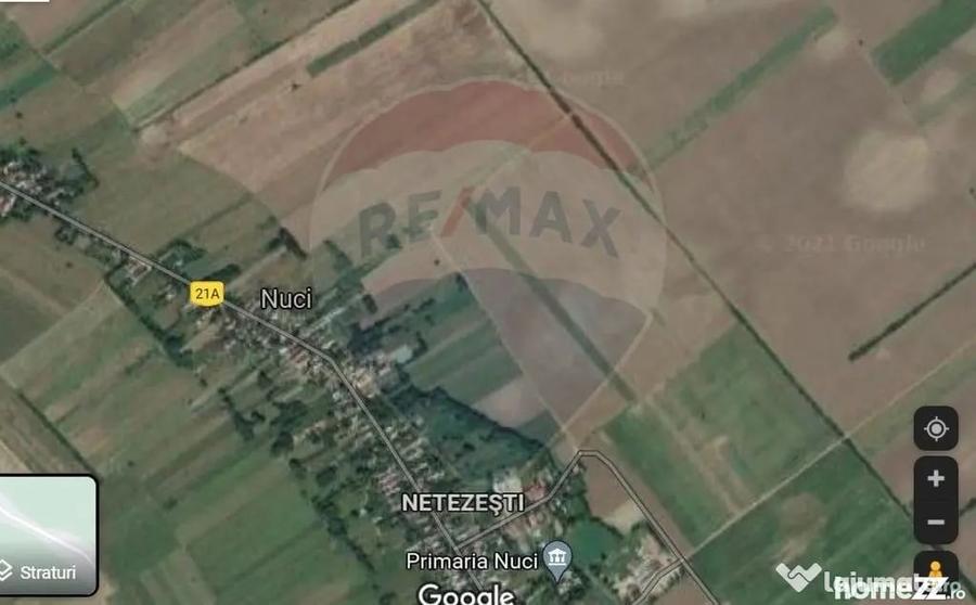 Teren de 9115 mp, în Nuci