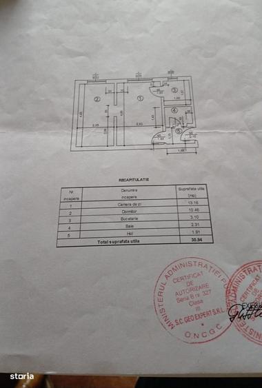 Apartament cu 2 camere nedecomandat în Primăverii