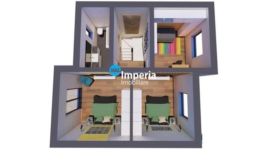 Duplex cu 4 camere cu Canalizare în Lunca Cetățuii