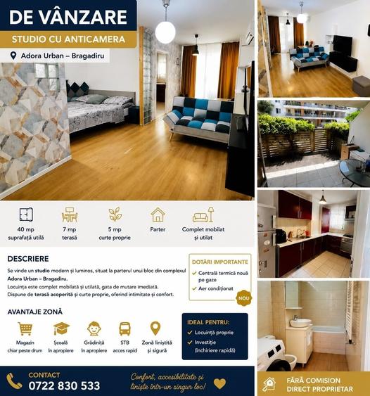 Apartament semidecomandat în Central