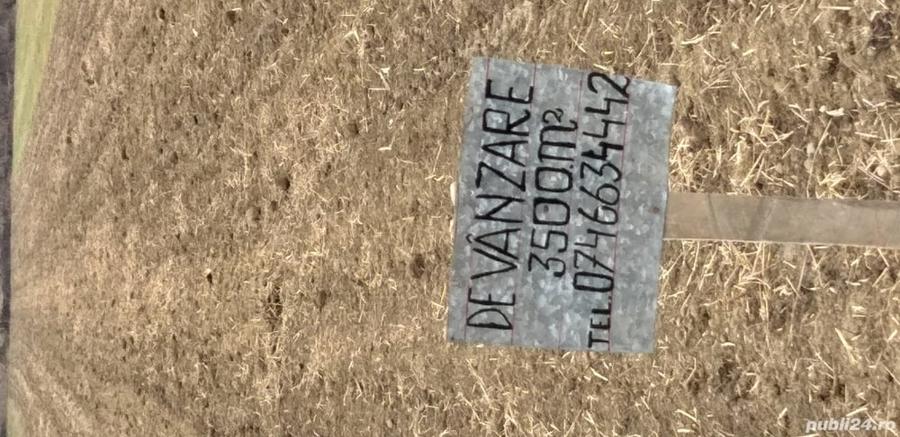Teren de 3500 mp, în Argeșani