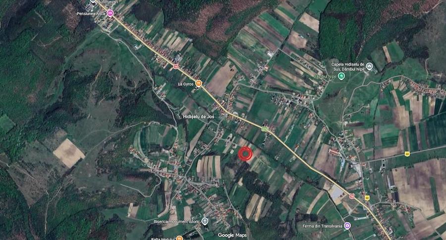 Teren de 2376 mp, în Hidiș