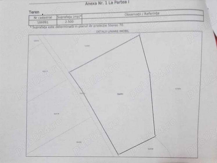 Teren de 2500 mp, în Hamba