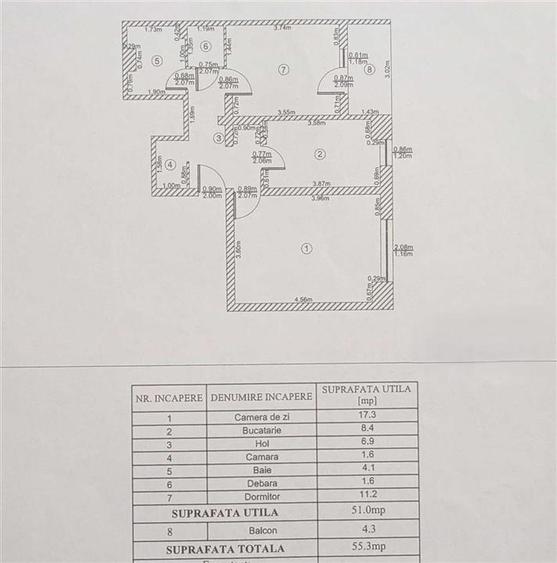 Apartament 2 camere in zona Dacia - Bicaz - 2
