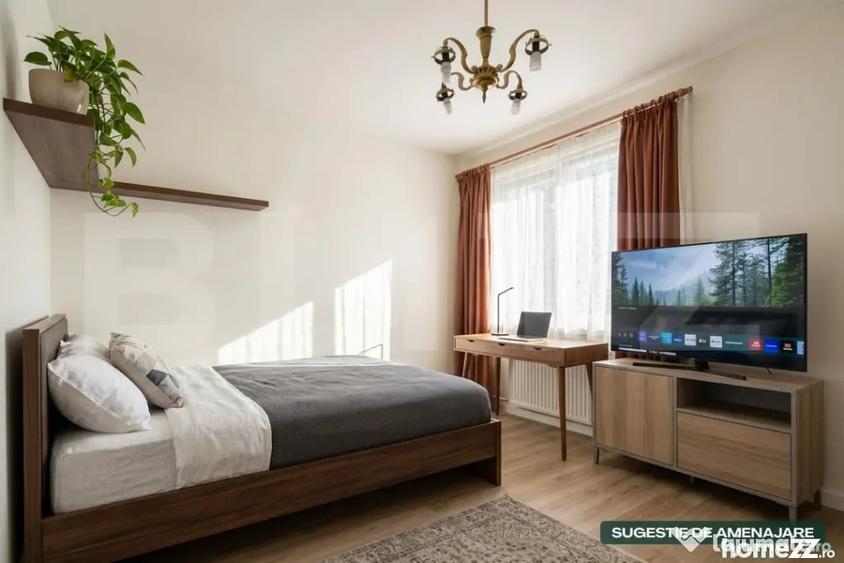 Apartament cu 3 camere decomandat în Central