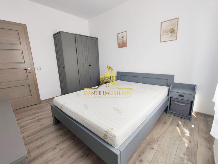 Apartament cu 2 camere semidecomandat, mobilat în Borhanci