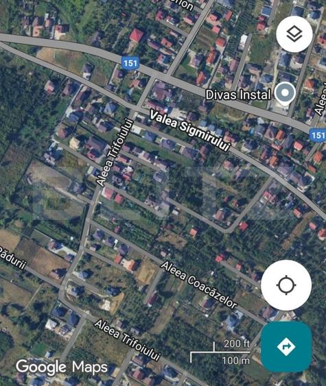 Teren intravilan, 15 ari, utilitati, zona Valea Sigmirului - 5