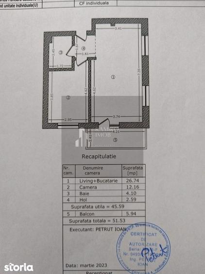 Apartament cu 2 camere decomandat în Metalurgiei