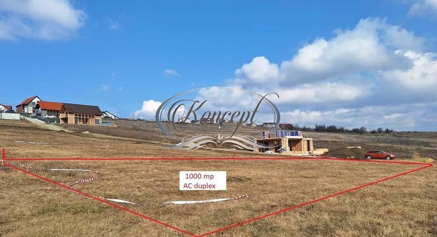 Teren Construcții intravilan de 1000 mp, în Jucu de Sus