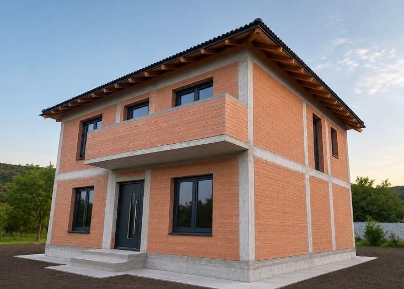 Casă individuală cu 5 camere cu Canalizare în Baciu