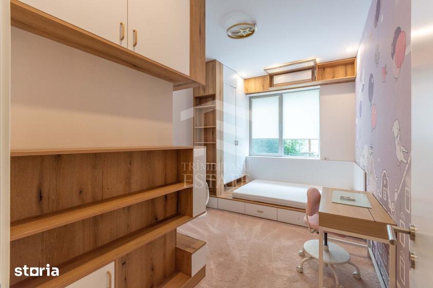 Apartament cu 3 camere, mobilat în Herăstrău
